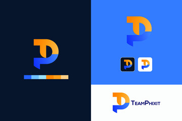 Flat mandala vintage simple logo design