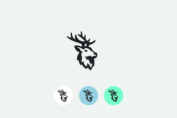 Flat mandala vintage simple logo design