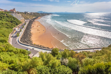Biarritz, plage des côtes basques
