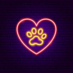 Love Pet Neon Sign