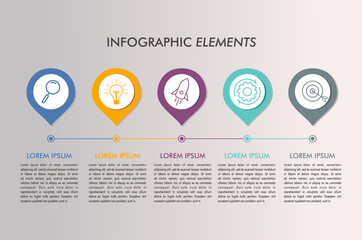 set of infographic elements 