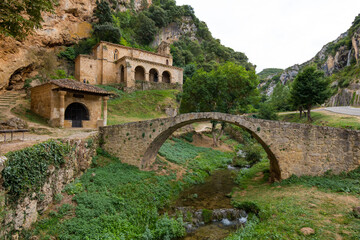 
Hermitage of Santa Maria de la Hoz in Tobera, Burgos, Spain.