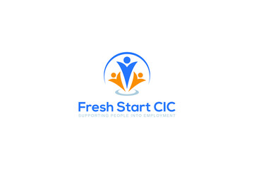 Flat mandala vintage simple logo design