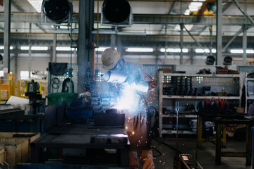 worker working in factory