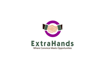 Flat minimal logo for your company