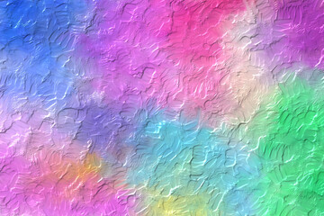colorful abstract embossed painting texture