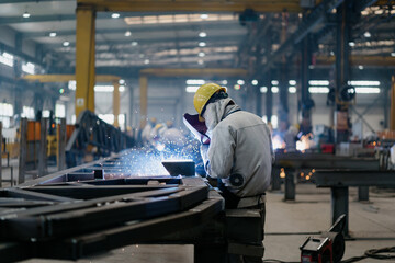 worker working in factory