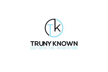 Flat minimal logo for your company