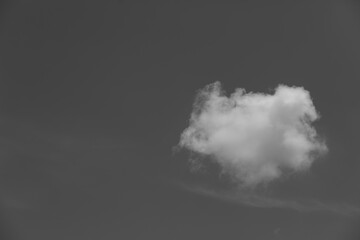 dark gray dramatic sky with large clouds