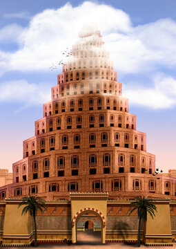 Tower of Babel from Bible Genesis