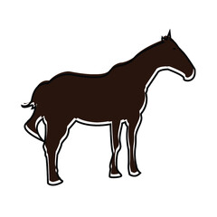 Horse Vector Illustration 