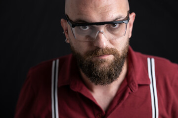 Obraz premium portrait of a man in the studio