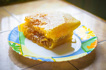 piece of cake on plate