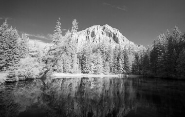 Grüner See - Steiermark - Infrarotfotografie - SW