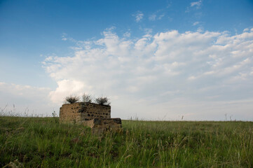 Fototapeta premium A farm where people hike in the Free State in South Africa