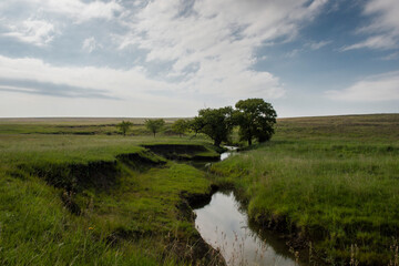 A farm where people hike in the Free State in South Africa