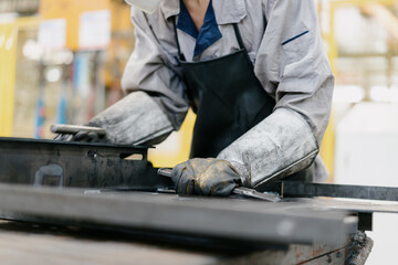 worker working in factory	