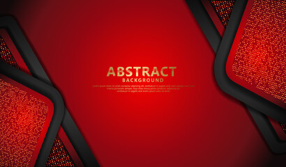 background with glitters golden effect. Realistic dots pattern on textured background