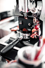 microscope in laboratory