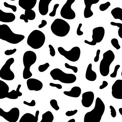 Fototapeta premium cow spots seamless pattern. Endless texture wallpaper,printing on fabric