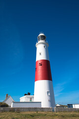 Fototapeta na wymiar Portland Bill Lighthouse, Isle of Portland, Dorset, UK