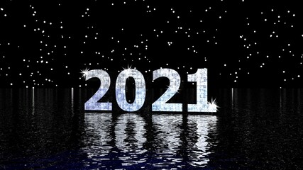 Happy new year 2001 background