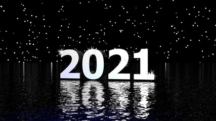 Happy new year 2001 background