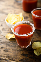 Traditional Bloody Mary cocktail