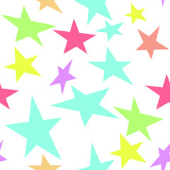 Star pattern for kids textile