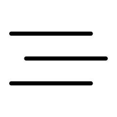 Paragraph with no alignment icon - vector illustration.