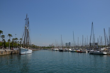 marina in barcelona spain