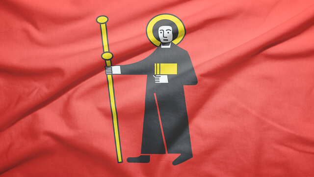 Glarus canton of Switzerland flag