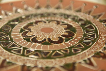 Beautiful ceramic tableware made of natural clay