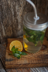tea with mint