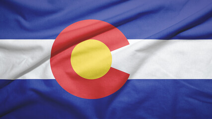 Colorado state of United States of United States flag