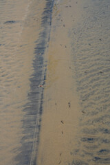 A small river found in the sea with small fish