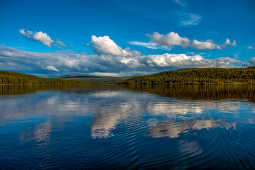 lake and mountains, åre, jämtland, sverige