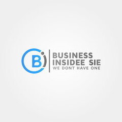 Obraz premium letter bi logo design template idea and inspiration