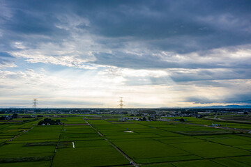 梅雨明けの天使の梯子