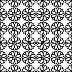 Seamless pattern. vintage decorative elements pattern. - Vector.