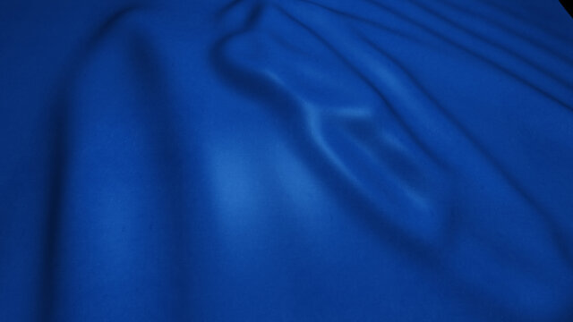 Blue Waving Cloth Background, Satin, Silk Flag