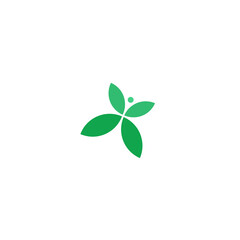 Obraz premium Butterfly Abstract Green Leaf and Leaves logo Icon Vector Design. Landscape Design, Garden, Plant, Nature, Health and Ecology Vector Logo Illustration.