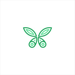 Abstract Green Leaf and Leaves logo Icon Vector Design. Landscape Design, Garden, Plant, Nature, Health and Ecology Vector Logo Illustration.