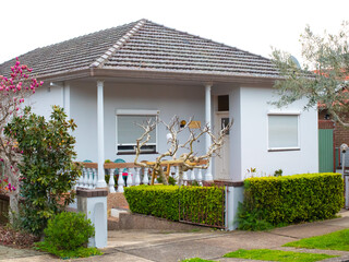 Obraz premium Suburban federation house in Sydney NSW Australia 