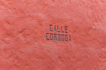 Fototapeta na wymiar Santa Catalina Monastery, in Arequipa, Peru