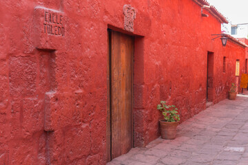 Santa Catalina Monastery, in Arequipa, Peru