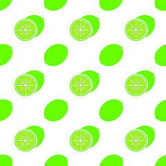 Seamless pattern with lemon. Vector texture illustration.