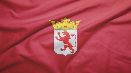 Leon province of Spain flag