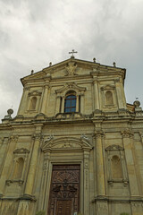 Fototapeta na wymiar church in Mondovi in Italy
