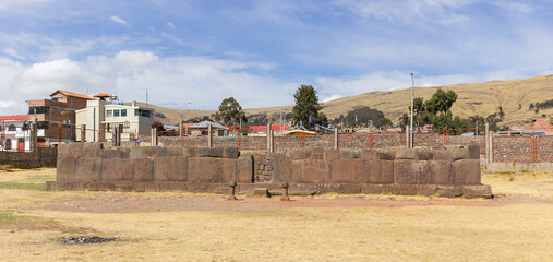 Temple of fertility in Chucuito, near Puno, Peru